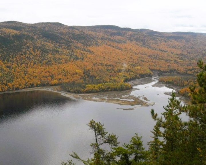 Fjord Saguenay automne